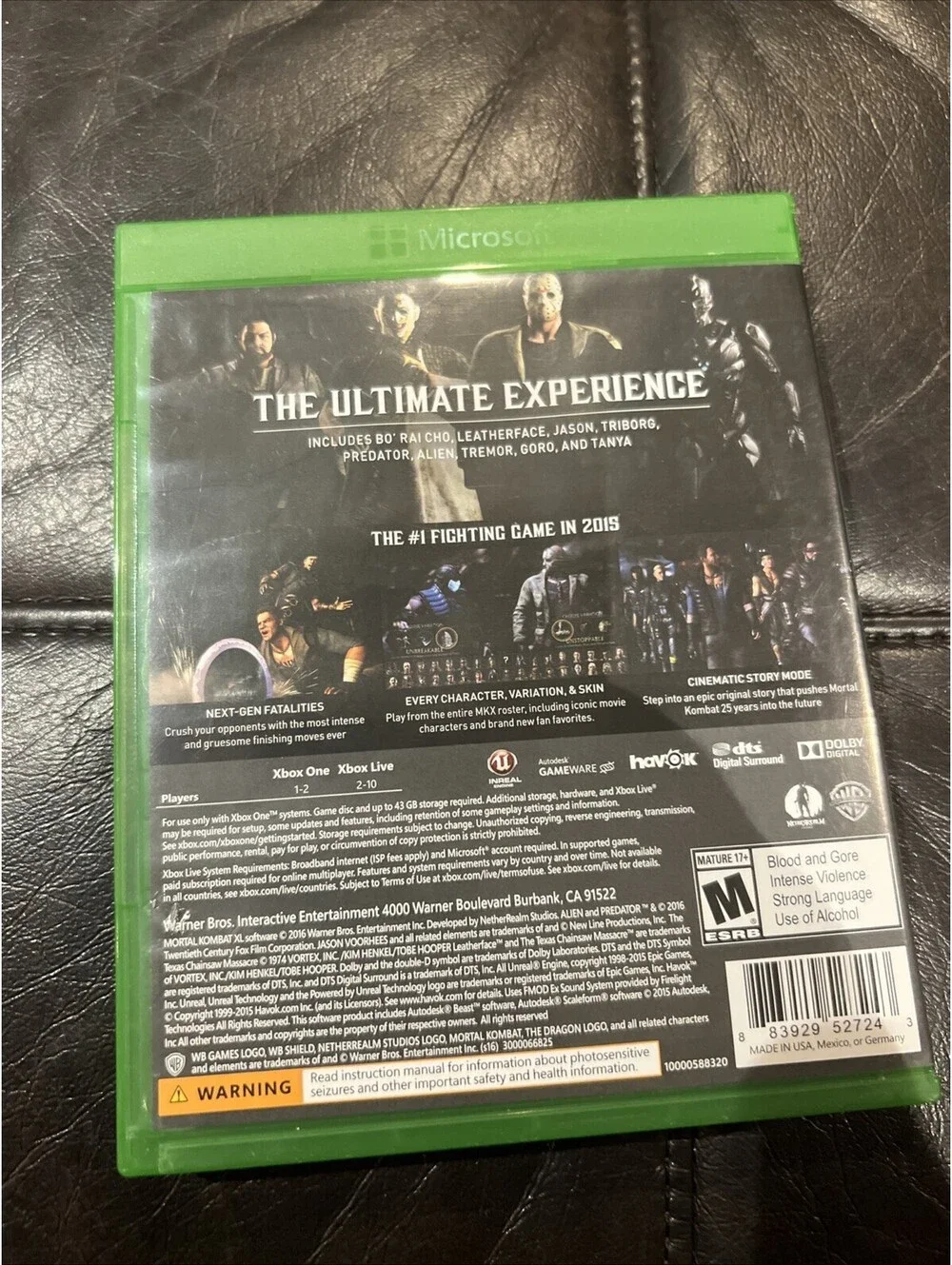 Mortal Kombat XL (Xbox One)